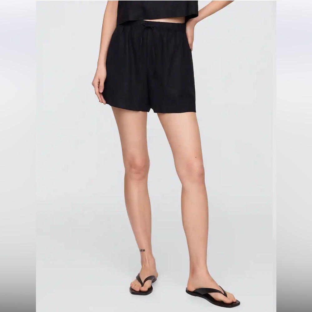 Gap pull-on linen blend shorts NWOT